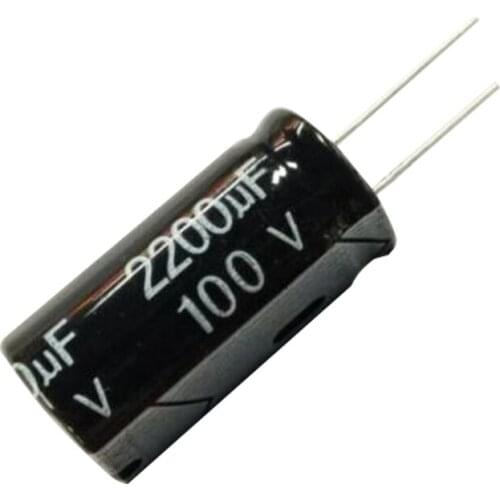 100V2200UF volume 22x40mm Aluminum electrolytic capacitors 100V2200UF