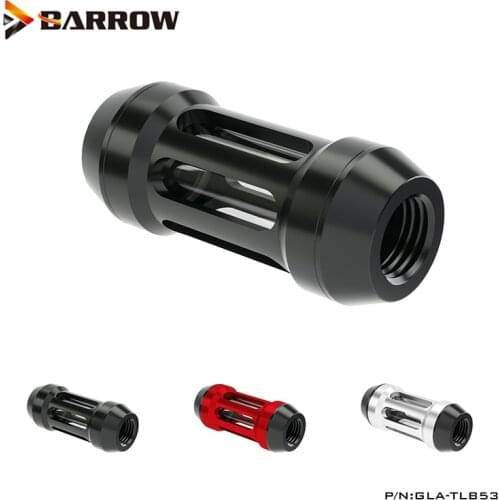 Barrow 1/4 " Water Cooling System Dual Spiral Filter Connector Computer Case WaterCooler Fittings ,GLA-TLB53