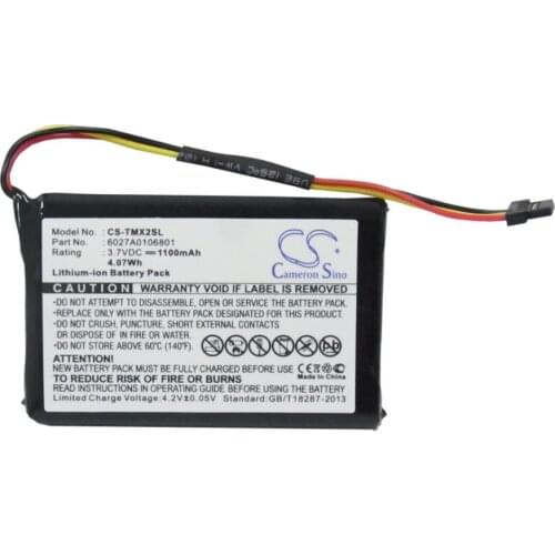Cameron Sino 1100mah battery for TOMTOM 4ET0.002.02 4ET03 XL Holiday XL IQ XL Live 4EM0.001.02 XL2 V4 6027A0106801 batteries