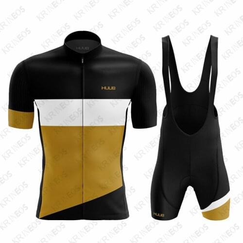Cycling Jersey 2021 HUUB Team Summer Breathable Bike Wear Short Sleeve Pant Set MTB Maillot Ciclismo Riding Cycling Clothing