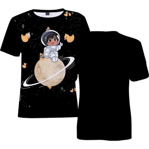 Quackity T Shirt Men Women T-shirt Summer Duck Pattern Printing Comfortable Loose Short Sleeve Casual All-match Kids Tops