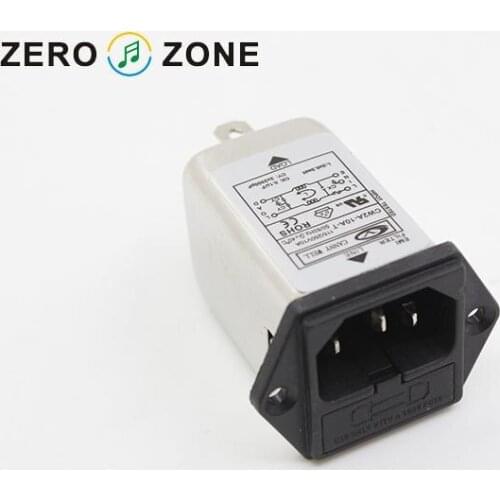 GZLOZONE CANNY WELL EMI Power Supply Filter CW2A-10A-T With Insurance Switch