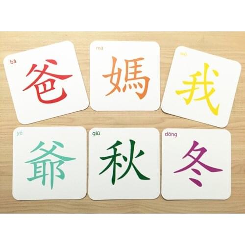 Card Chinese Traditional Book Character Literacy Custom DIY Animal Fruit Early Education Enlightenment Livros Baby Picture Libro