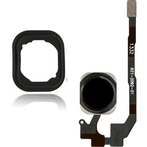 Home Button Key with Flex Cable And Rubber Ring Replacement Part For iPhone 5s SE