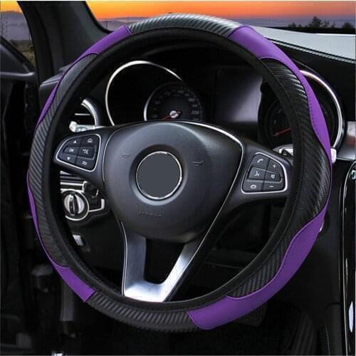 Leather Car Steering Wheel Cover For Nissan Juke Qashqai J10 J11 X Trail T31 T32 Leaf Micra K12 Note Tiida Versa Car Accessories