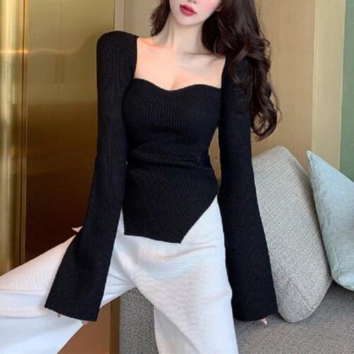 Женские пуловеры с открытыми плечами LIEZHAMO China At AliExpress