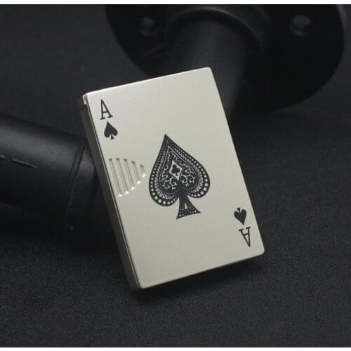 Card Lighter Metal Creative Jet Lighter Torch Turbo Butane Gas Lighter Windproof Portable Outdoor Lighter Funny Toys For Men