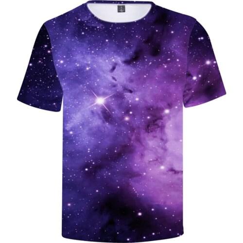 Men T Shirts Space Galaxy Tshirt 2020 Fashion Summer 3D Print Tee shirt Hipster Brand T-shirt Tops Cartoon Streetwear T Shirt
