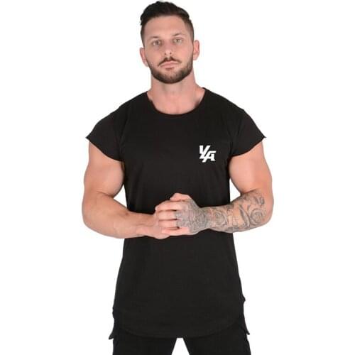 New Plain Clothing fitness t shirt men O-neck t-shirt cotton bodybuilding tee shirts tops gyms t shirt Homme size M-XXXL