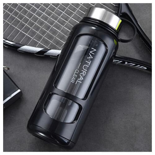 520/650/1000ml Portable Glass Water Bottles Large Capacity Cup Outdoor Space Bottle Sports Water Bottle Leak-proof Bike Climbing