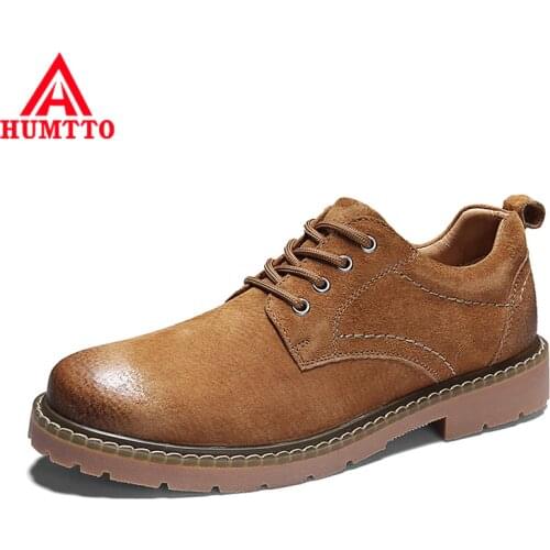 Lace-up Casual Men Shoes Luxury Brand High Quality Genuine Leather Winter Fashion Comfy Design Safety Work Shoes Mens Big Size