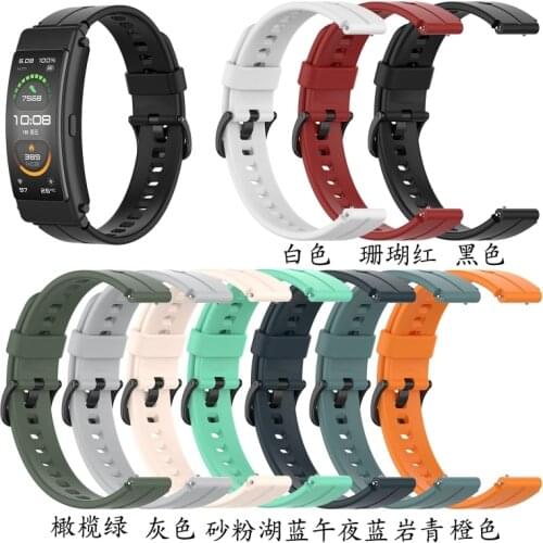 Universal Silicone 16mm Watch Band Strap for -Huawei TalkBand B3 B6 TIMEX TW2T35400 TW2T35900 and more Childrens Watch