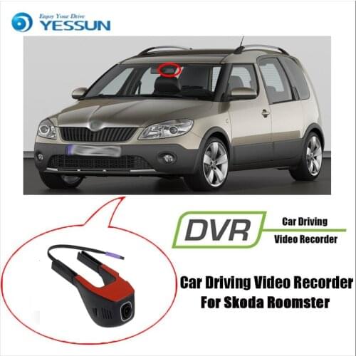 YESSUN for Skoda Roomster Car Driving Video Recorder Wifi DVR Mini Camera Novatek 96658 FHD 1080P Dash Cam Night Vision