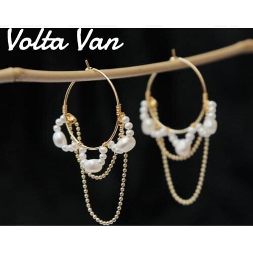 Volta Van Women's Gold Earrings