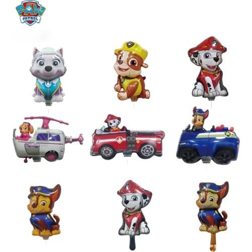 2021 New Paw Patrol Aluminum Film Balloon Children Boy Girl Birthday Toy Gift Balloon Birthday Party Decoration Baby Shower