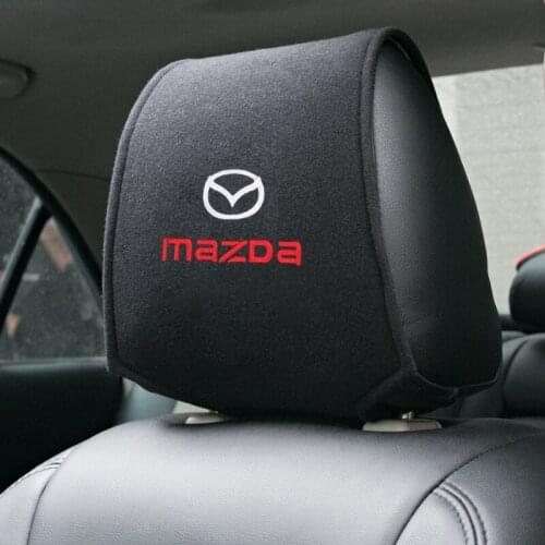 1PCS Hot car headrest cover fit for Mazda 3 mazda 6 CX 5 CX-5 CX3 323 Accessories Car Styling