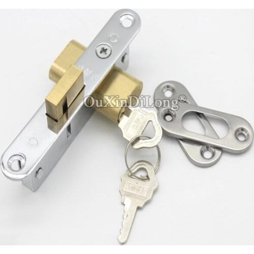 1PCS Aluminum Alloy Door and Window Floor Lock Sliding Door Lock 554B Type Locks GF348