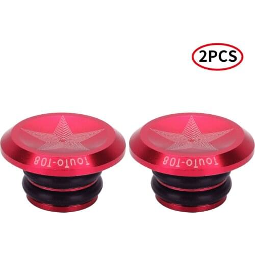 2Pcs MTB-Mountain Bike Handlebar End Plug Aluminum Alloy Bicycle Handlebar End Caps Bicycle Parts Handlebar Cap