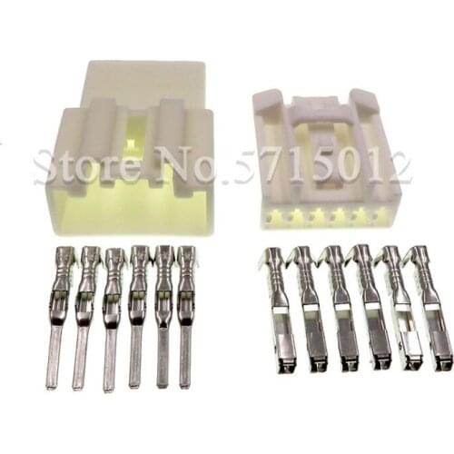 6 Hole 7183-6097 Auto Electronic Wire Harness Sensor Plug Sockets Female Male Car Connector