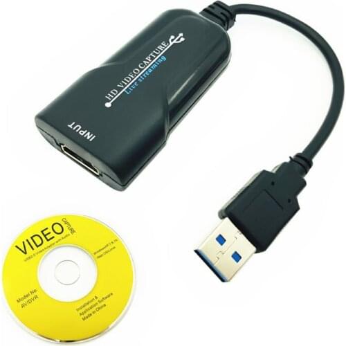 HDMI Video Capture Card USB 3.0 HDMI Video Grabber Recorder Box Fr PS4 Game DVD Camcorder HD Camera Recording Live Streaming NEW