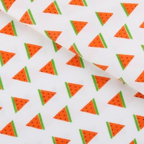 Nanchuang Watermelon Printed Twill Cotton Fabric For DIY Sewing&Quilting Pillow Cushion Sheet Baby Children Material 100x160cm
