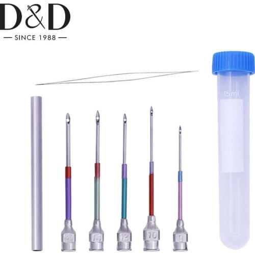 Metal Embroidery Stitching Punch Needle Cross Stitch Tools Crochet Knitting Needle Handmade Needlepoint Kits Sewing Tool Set