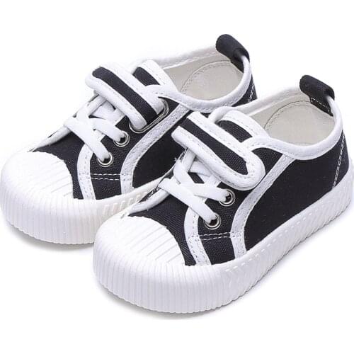 CUZULLAA Kids Boys Girls Patchwork Fashion Sneakers Casual Shoes Children Breathable Hook & Loop Canvas Shoes Size 21-32