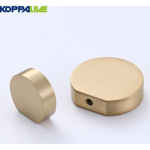 Knobs and Handles Furniture Hardware Round Solid Brass Cabinet Knobs and Pull for Bedroom Furniture Drawer