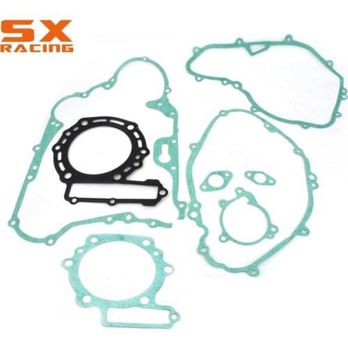 Motorcyle Engine Crankcase Paper Pad Overhaul Package Whole Motorbike Gasket Set For KAWASAKI KLR650 KLR 650 1987-2007