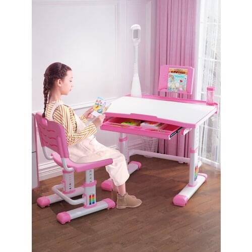 Childrens Writing Desk And Chair Set Home Desk Chair Can Be Raised And Lowered Simple Childrens Study Table Height Adjustment