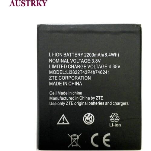 New 2200mAh Li3822T43P4h746241 Battery For ZTE Blade L4 Pro / TWM Amazing X3s A465 Battery