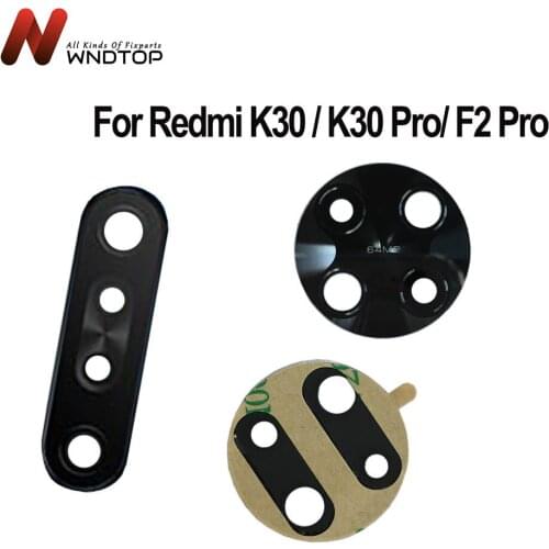 Original Rear Back Camera Lens Glass For Xiaomi Redmi k30 Pro Camera Lens With Adhesive Poco F2 Pro Camera Lens Glass K30 Lens