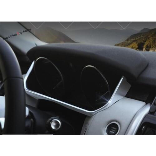 Yimaautotrims Front Dashboard Strip Frame Cover Trim 1 Pcs For Land Rover L462 Discovery 5 2017 - 2020 ABS Interior Mouldings