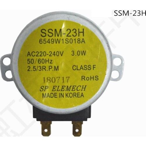 Microwave oven tray synchronous motor SSM-23H 6549W1S018A for lg parts for microwave oven accessories