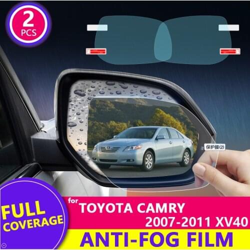 Full Cover Anti Fog Rainproof Film for Toyota Camry 40 XV40 2007 2008 2009 2010 2011 Aurion Car Rearview Mirror Protective Film