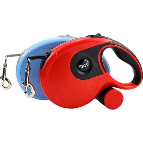 8M Automatic Retractable Traction Rope Large Dog Extending Nylon Leash Puppy Cat Collar Leashes Belt Pet Running Walking Leads