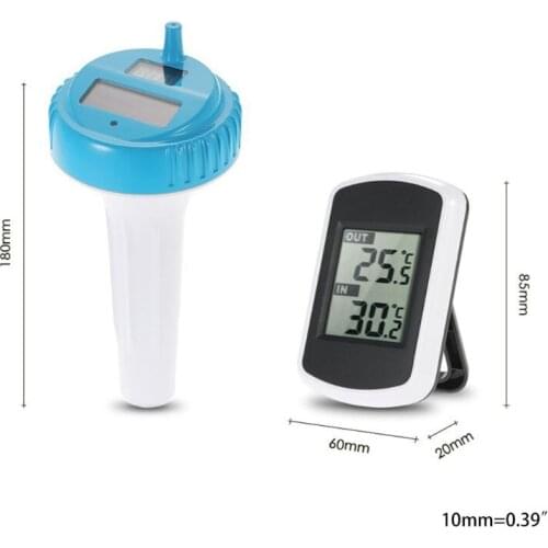 Solar Floatable Swimming Pool Thermometer for Wireless SPA Float Digital Measure