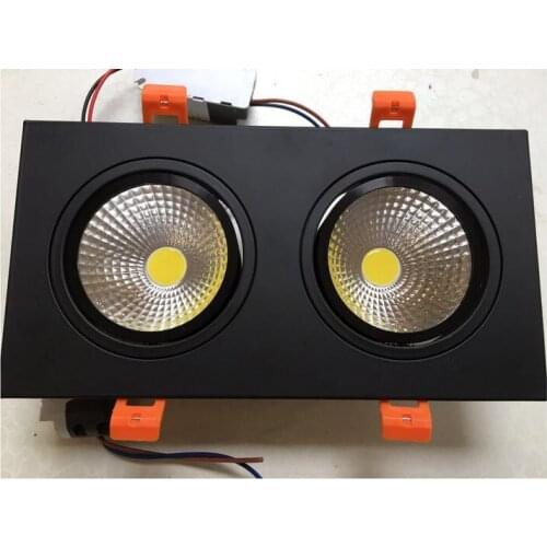 1pcs Bright Recessed White Led Downlight Cob 10w 14w corlor Spot Light Decoration Ceiling Lamp Ac 110v 220v