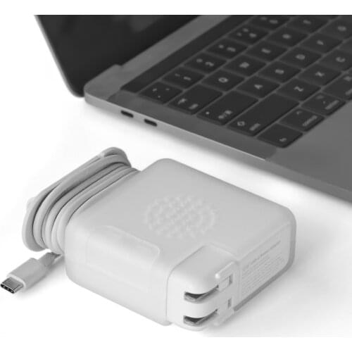 For Apple MacBook Air Pro Retina M1 Protector Case Adapter Power Cord Winder Charger Protective Case 61W 96W 30W 45w