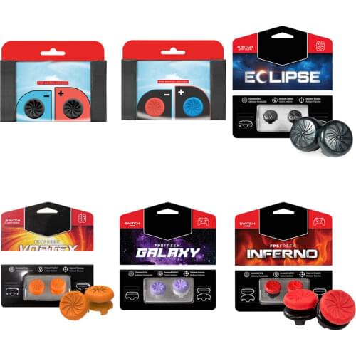 ZOMTOP for Nintendo Switch Joy-Con Controller Thumbstick Grips Accessories Joystick Caps Thumb Grips 2 High-Rise Concave