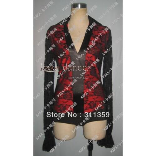 100% New shine stones Competition Mans latin shirt-KAKA-M056(each colour,ecah size)