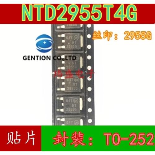 20PCS NT2955G NTD2955T4G ON the TO-252 MOS field effect tube P channel in stock 100% new and original