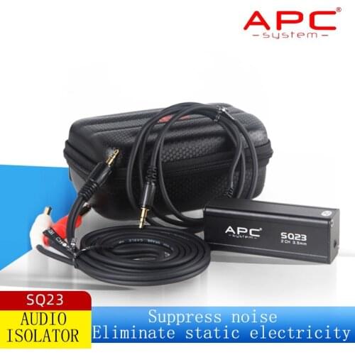 APC SQ23 Audio Isolator For Computer Eliminate Noise and Static Electricity to Protect Computer Suppress Noise Signal Splitter