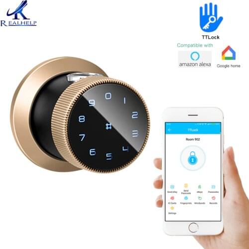TT Lock App Control Fingerprint lock New Bluetooth Access Electronic Biometric Fingerprint Identification household Lock