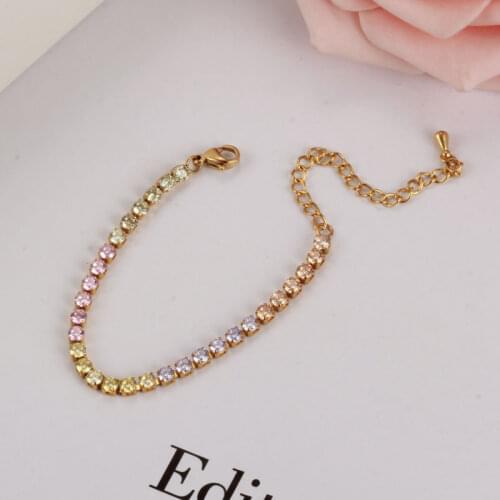 OUFEI Stainless Steel Bracelets For Girls Metal Bracelet Charms 2020 Fashion Jewelry Gifts For Women Jewellery Accessories