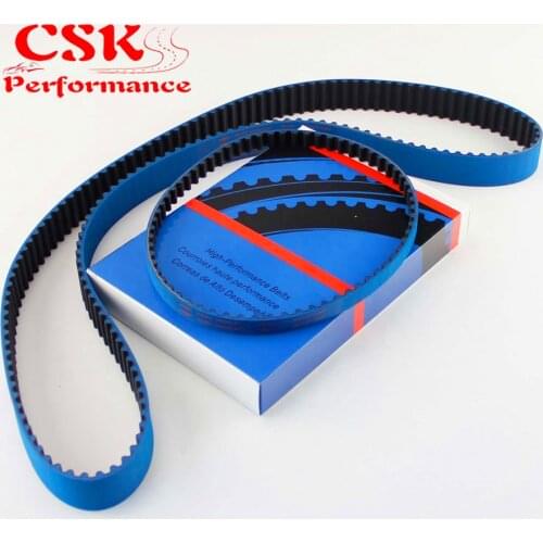 Racing Timing Belt + Balance Fits For Mitsubishi EVO 1-9 Eclipse DSM 4G63 92-06 Blue