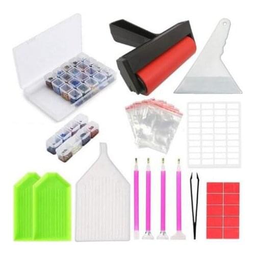 5D Diamond Painting Tool Roller DIY Diamond Painting Accessories for Diamond Painting Sticking Tightly Tool box