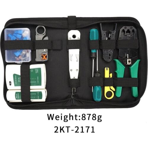 Ethernet Cable Crimping Wire Stripper hand tool set Stripping pliers hardware tool Portable LAN Network Repair Tool Kit