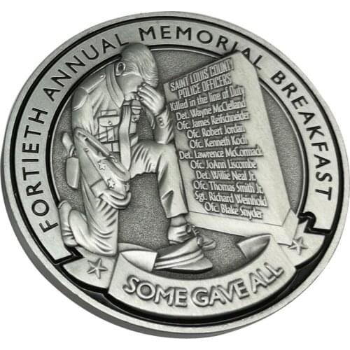 Customized bronze bronze engraving round coin in 2018