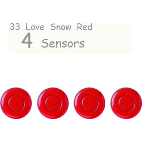 Car Parking Sensor Kit 4PCS / Lot Buzzer No Drill Hole Saw Reverse Radar Sound Alert Indicator System 22mm 8 Colors